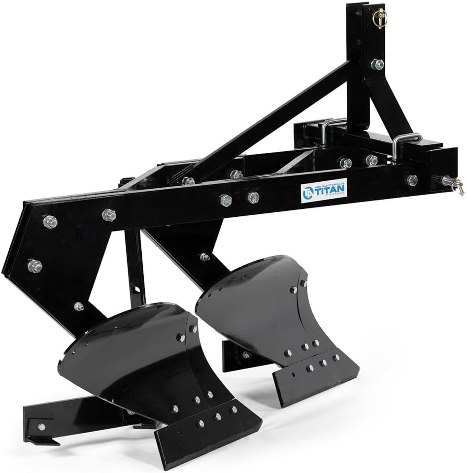 18-in Double Bottom Moldboard Turn Plow, Category 1, 3-Point Hitch W257