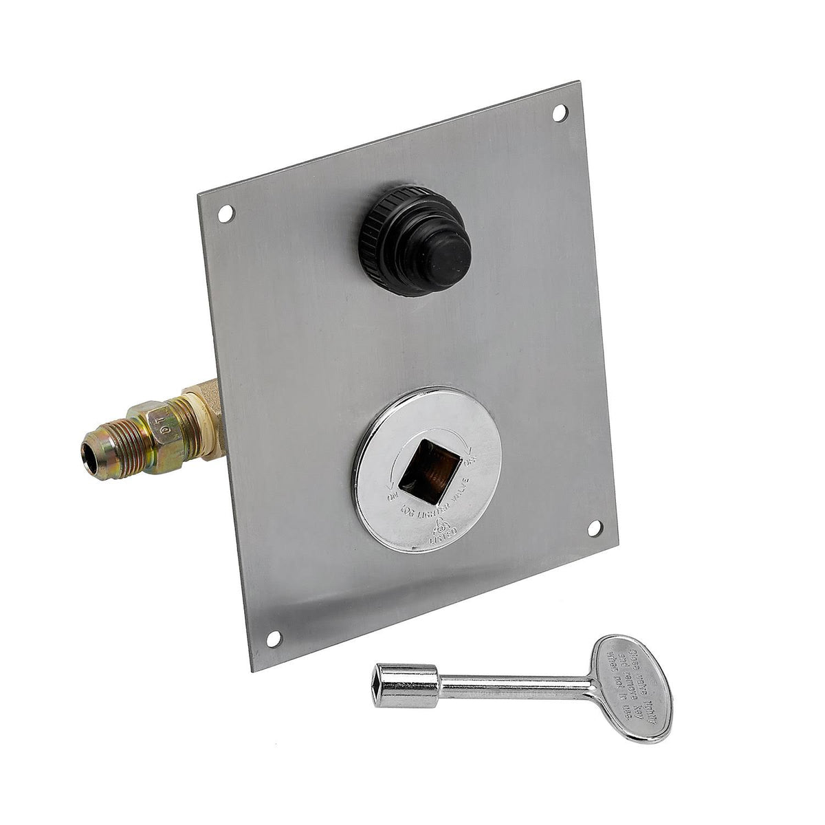 18x22 Rectangular Stainless Steel Drop in Firepit Pan with Spark Ignition Kit K8923