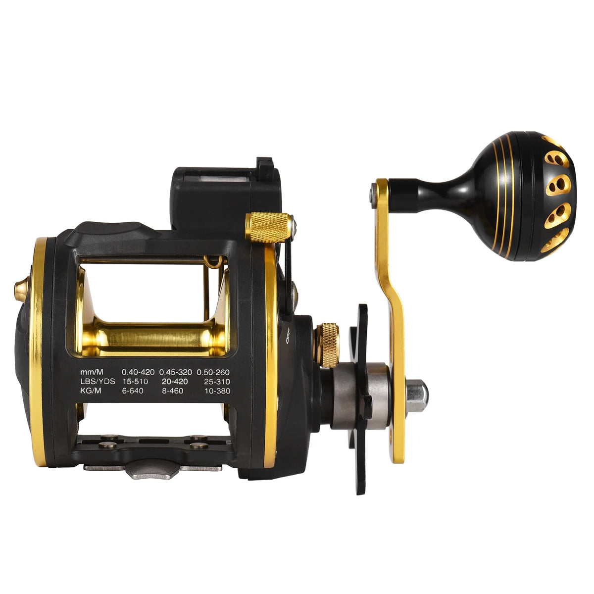Fishing Reel with Digital Display Line Counter 6+1 BB Ice Fishing Gear 4.1:1 Ratio F369004