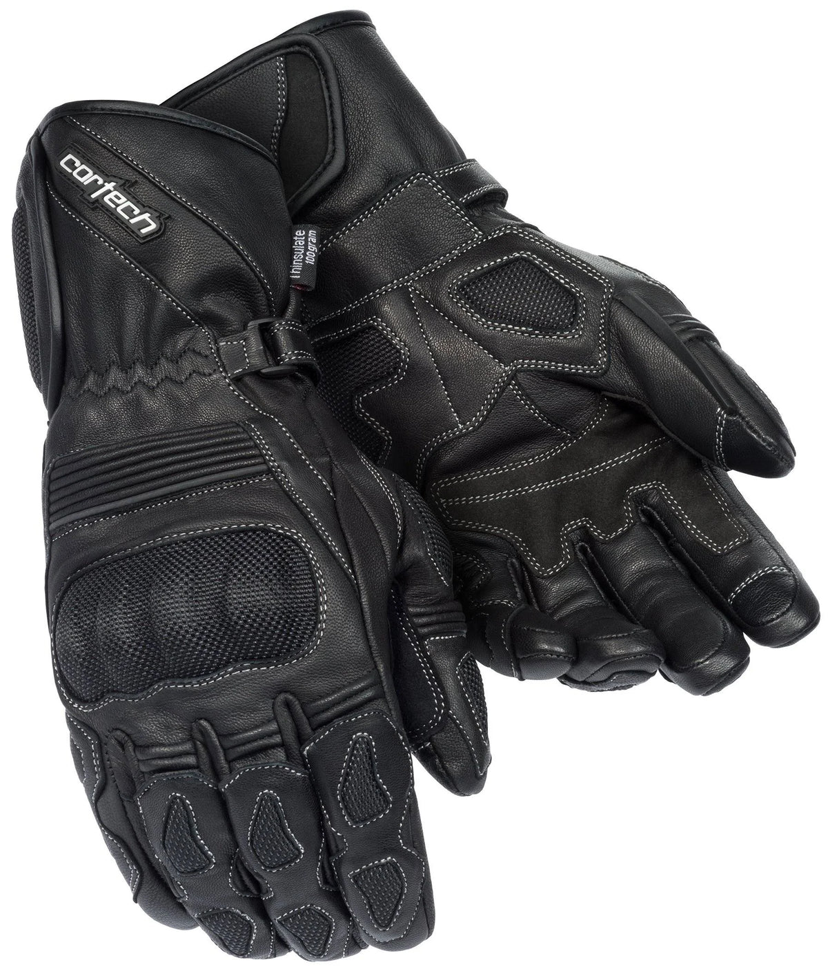 Black Winter Gloves V8939