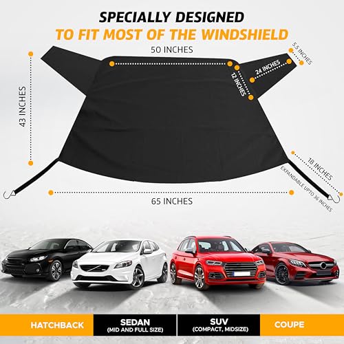 Rear Windshield Cover for Ice and Snow P24524