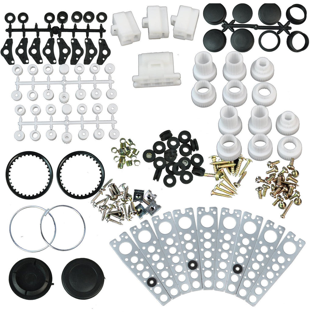 Universal Electric Power Window Lift Regulator Conversion Kit with Switches Wiring and Hardware D4775
