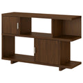 Modern Walnut Console Table with Storage L714