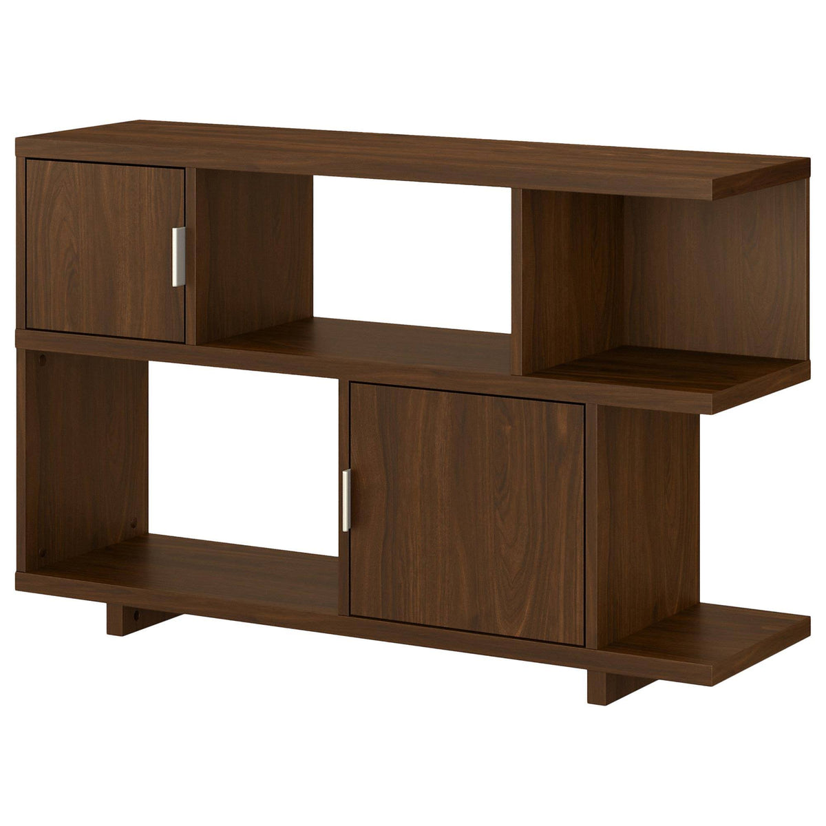 Modern Walnut Console Table with Storage L714