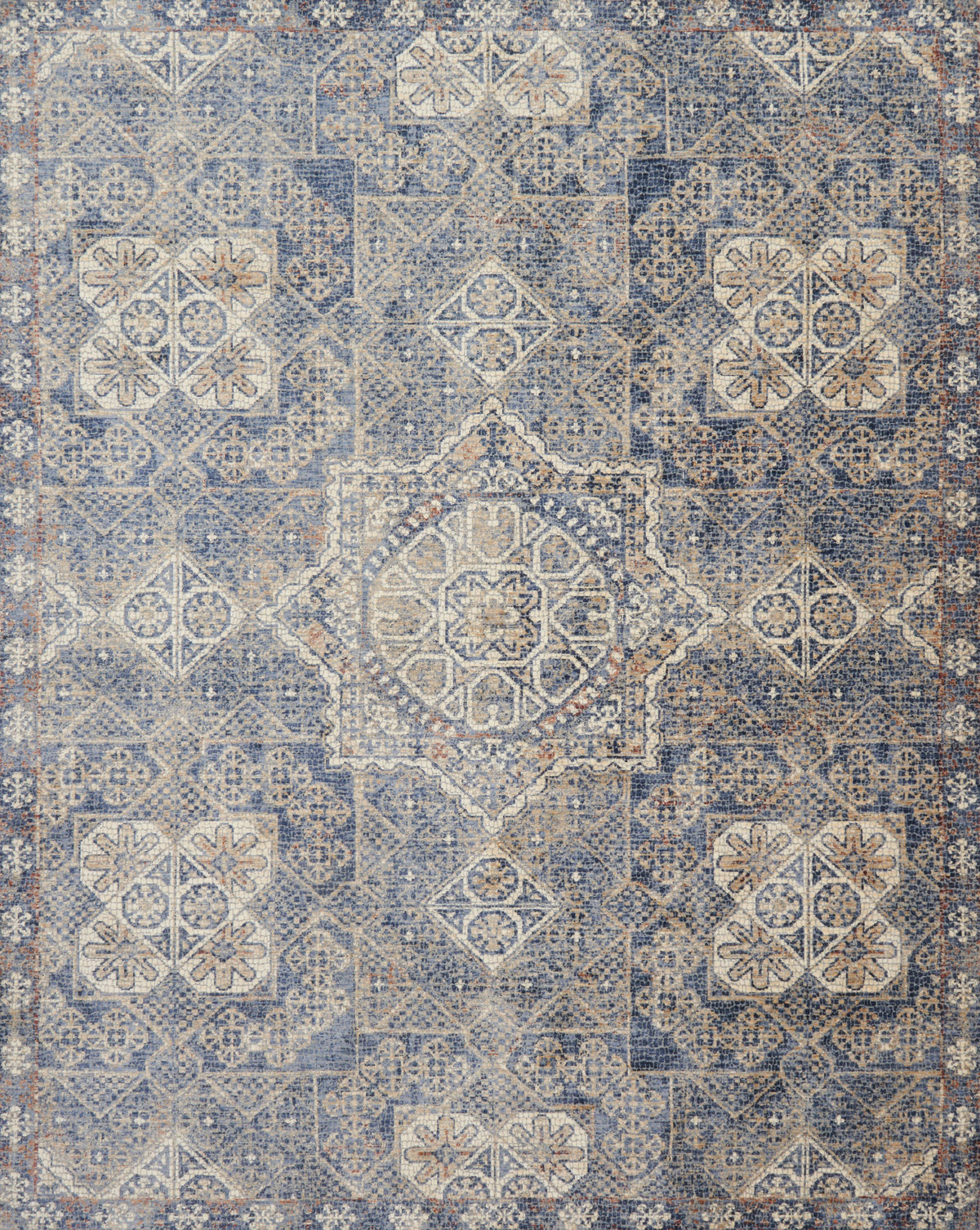 Blue 6'7 x 9'4 Rug E491117