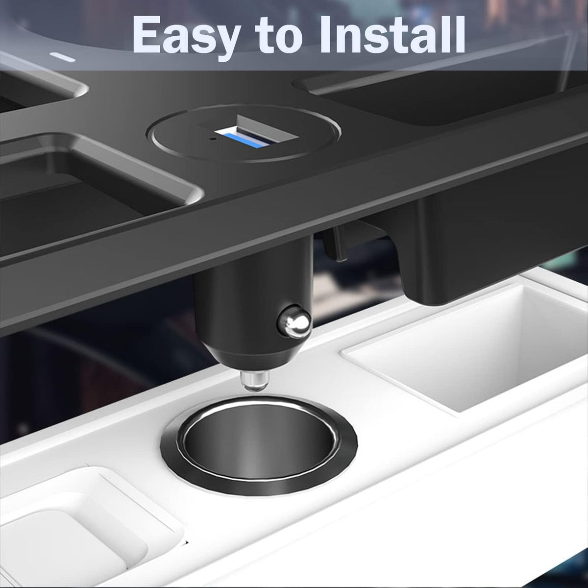 Wireless Charging Pad Center Console Organizer T33117