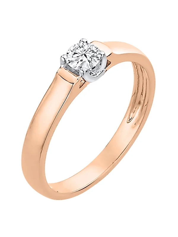 10K Gold Diamond Engagement Ring T3267