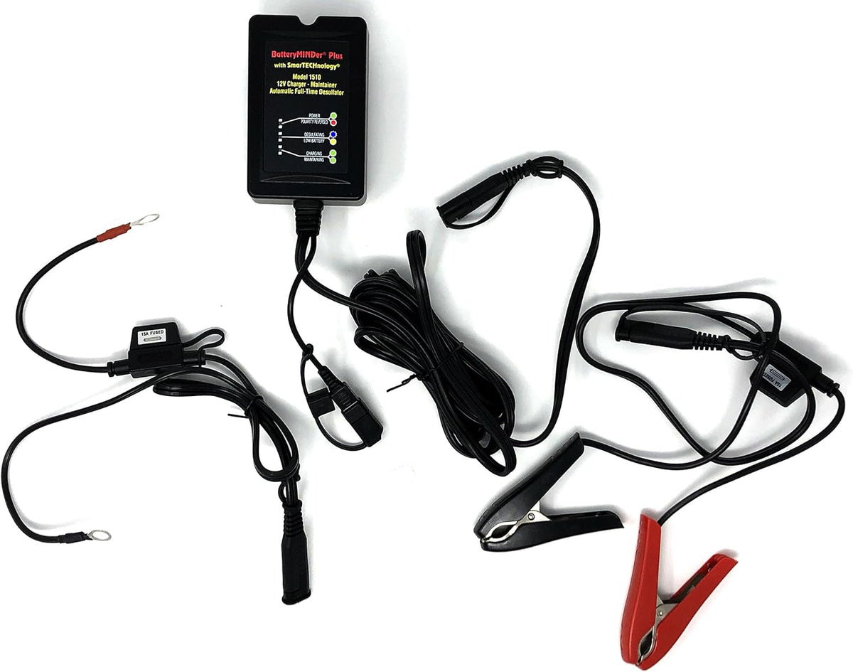 12 Volt 1.5 Amp Battery Charger Maintenance Charger Desulfator B87193