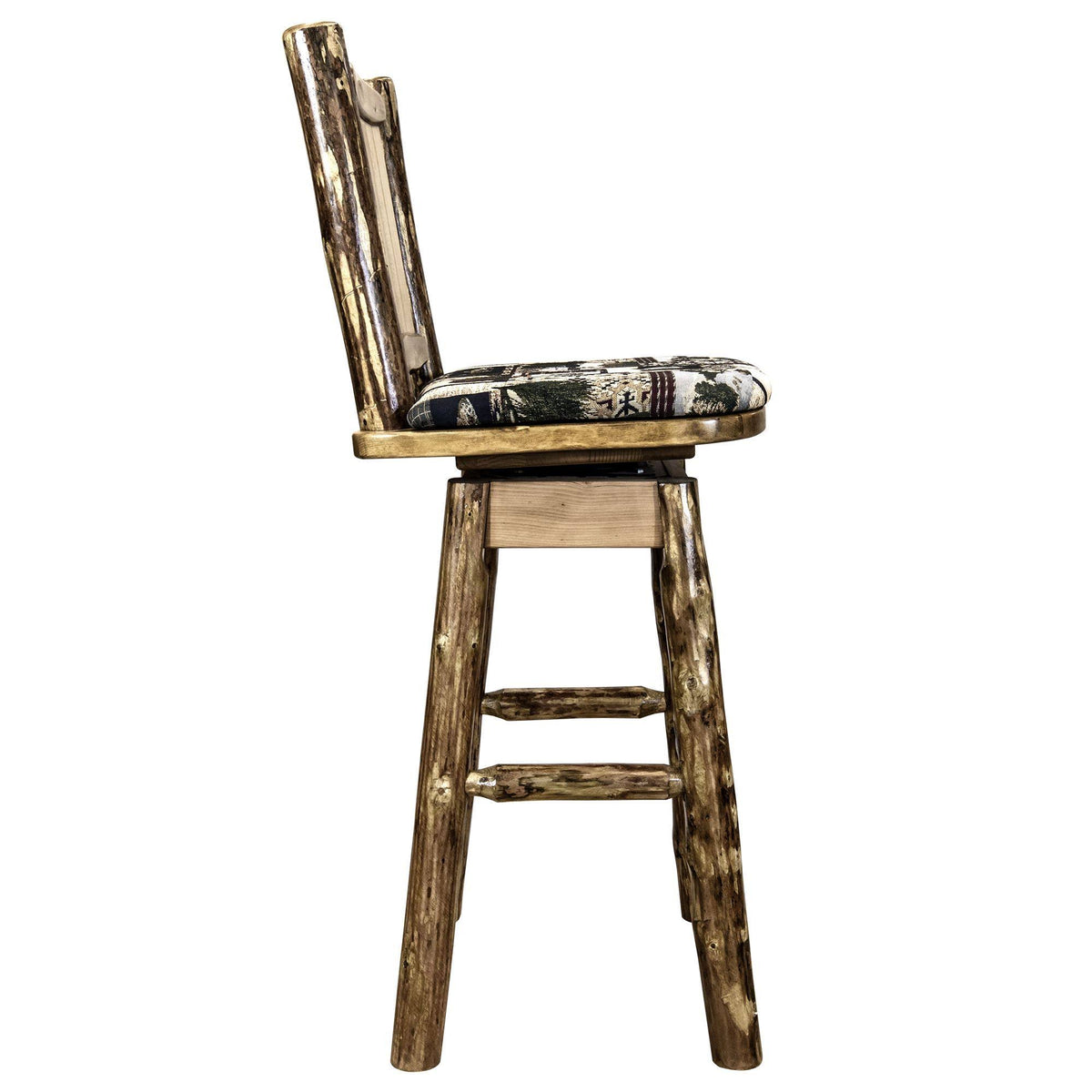 Counter Height Swivel Barstool with Back J14962