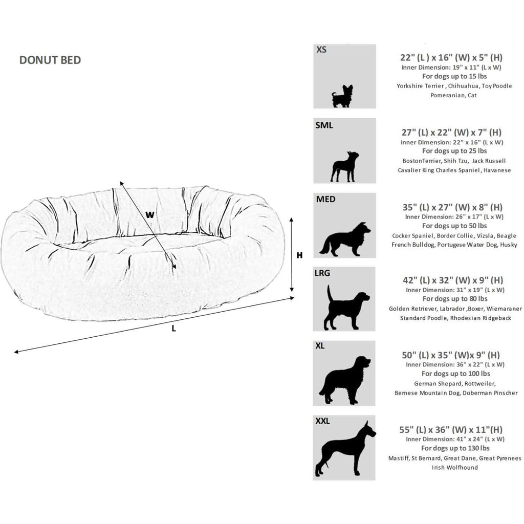 Donut Dog Bed W83987