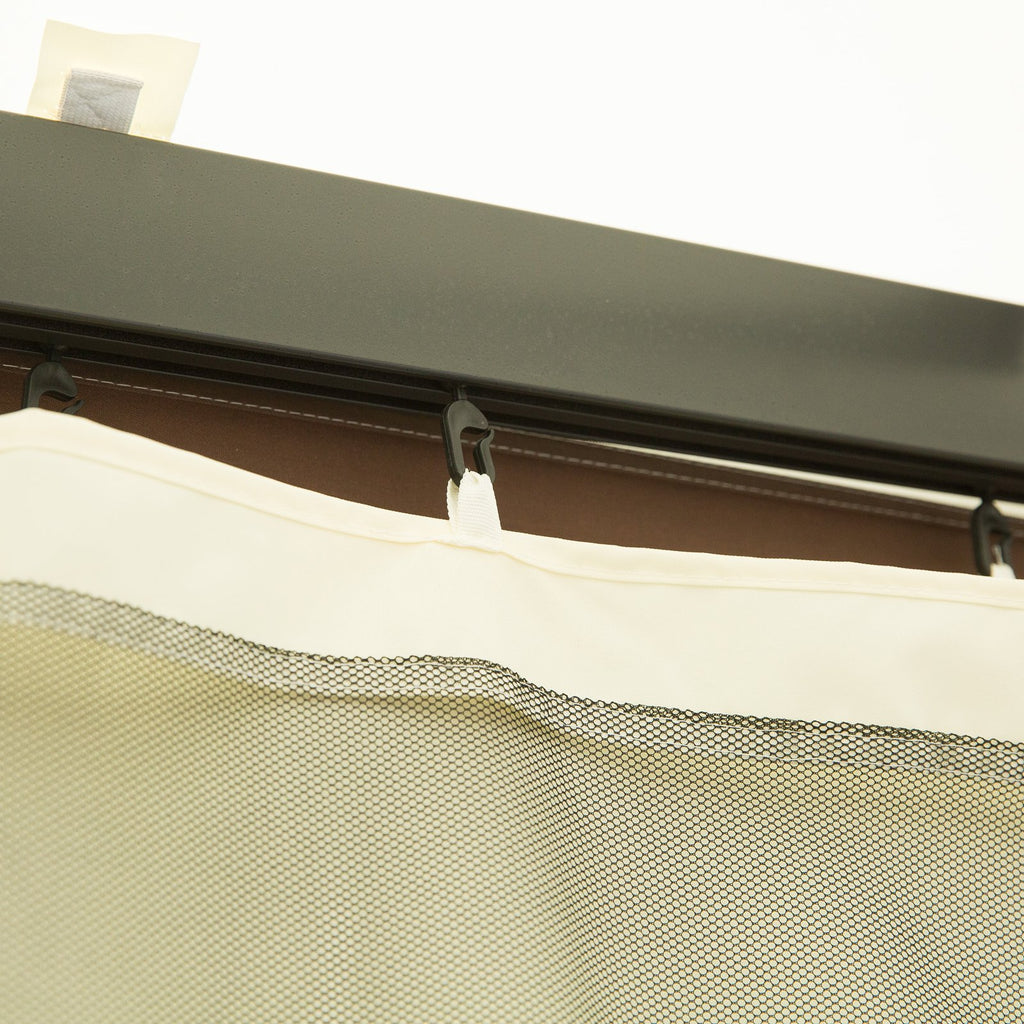 10' x 13' 4-panel Mesh Mosquito Netting Sidewalls with Zippers G69584