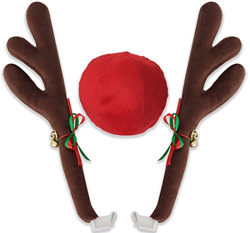 Reindeer Antlers & Nose Christmas Decorations W535