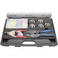 Crimping Tool Kit with 5 Dies 148 Piece K5470