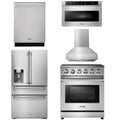 30 Electric Range, Range Hood, Microwave, Refrigerator with Water and Ice Dispenser, Dishwasher M205636