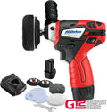 12V Cordless 3" Mini Polisher Tool Set with 2 Li-ion Batteries, Charger, and Accessory Kit I119