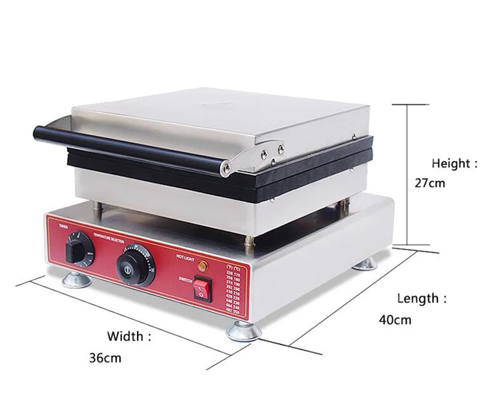 9pcs Square Waffle Maker Machine X245886