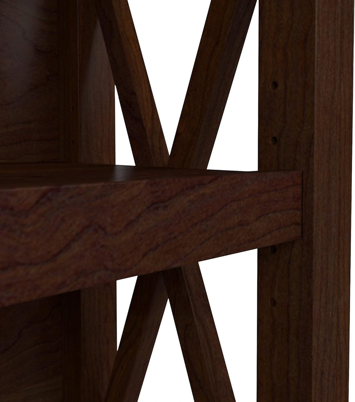 Small 2 Shelf Bookcase, Bing Cherry W98792