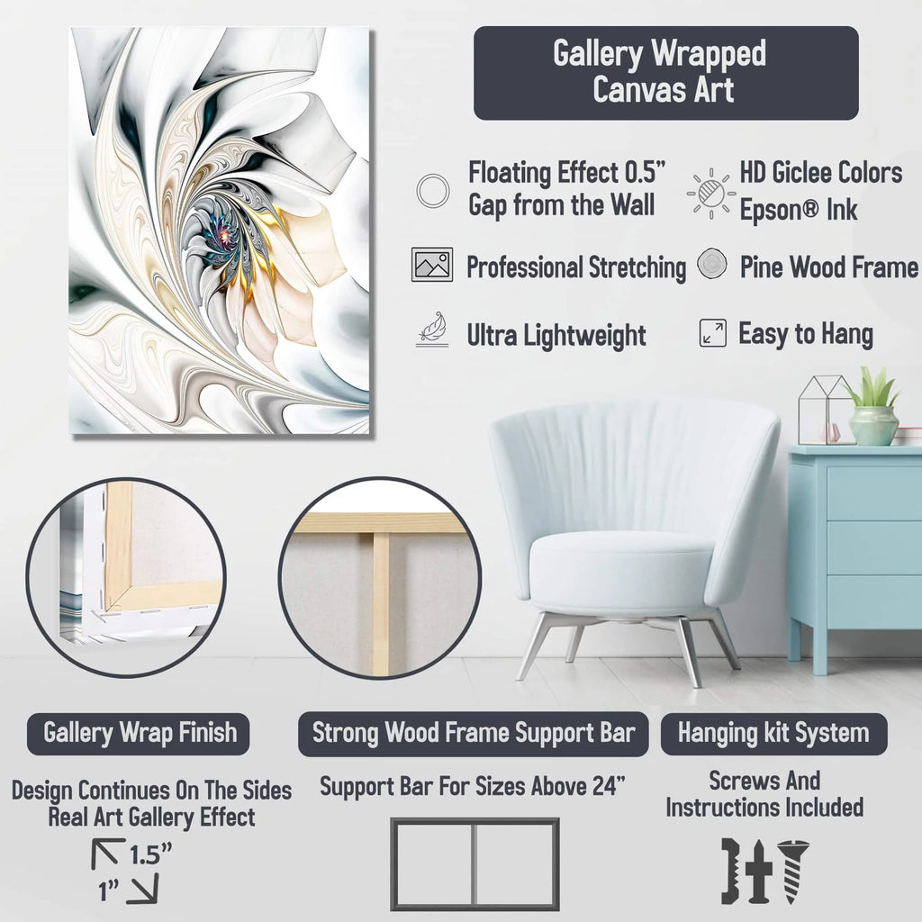 Abstract Liquid Ink Multipanel Wall Decor 48 In. Wide X 28 In. High K1482