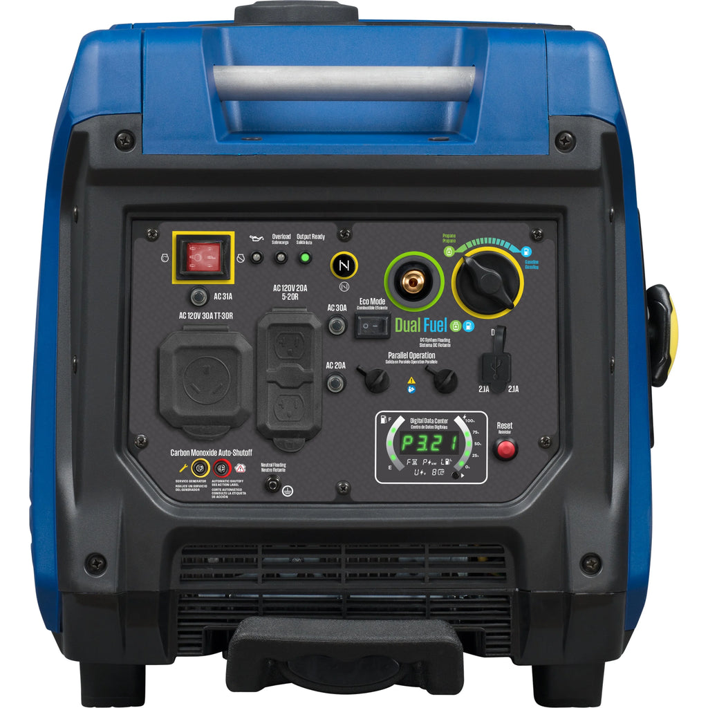 Gas Powered Portable Inverter Generator with Electric Start H7928