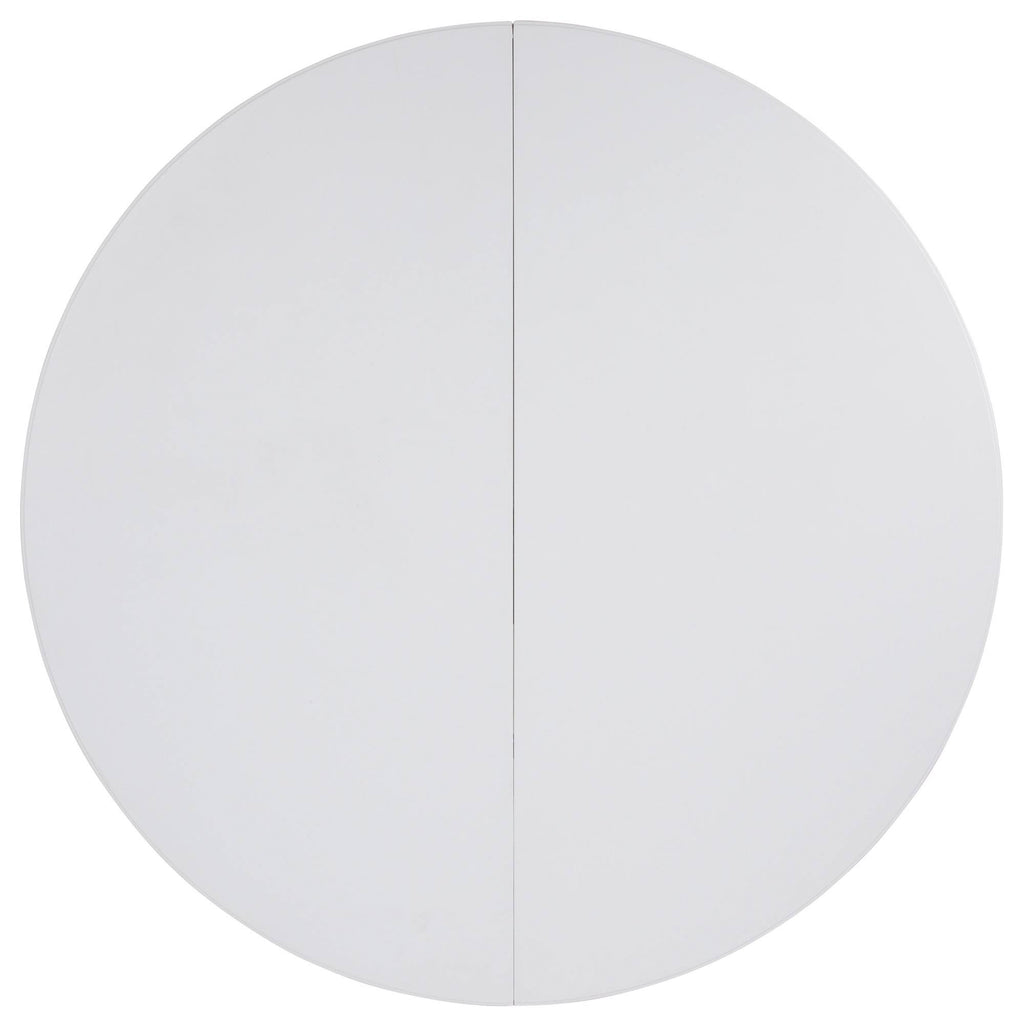 6-Foot Round Bi-Fold Granite White Plastic Folding Table X816406