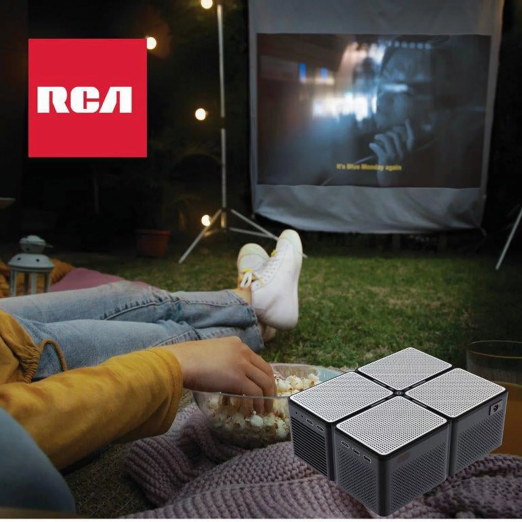 1080P Home Theater Projector, 450 ANSI Lumens, Black P428