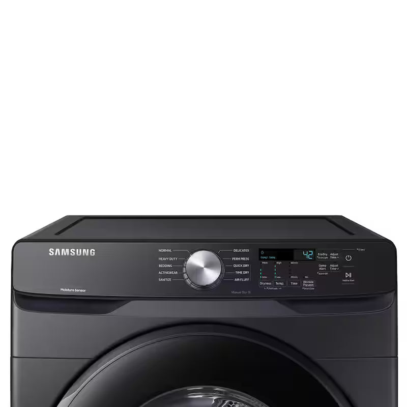 7.5 cu. ft. Stackable Vented Electric Dryer with Sensor Dry in Brushed Black P902