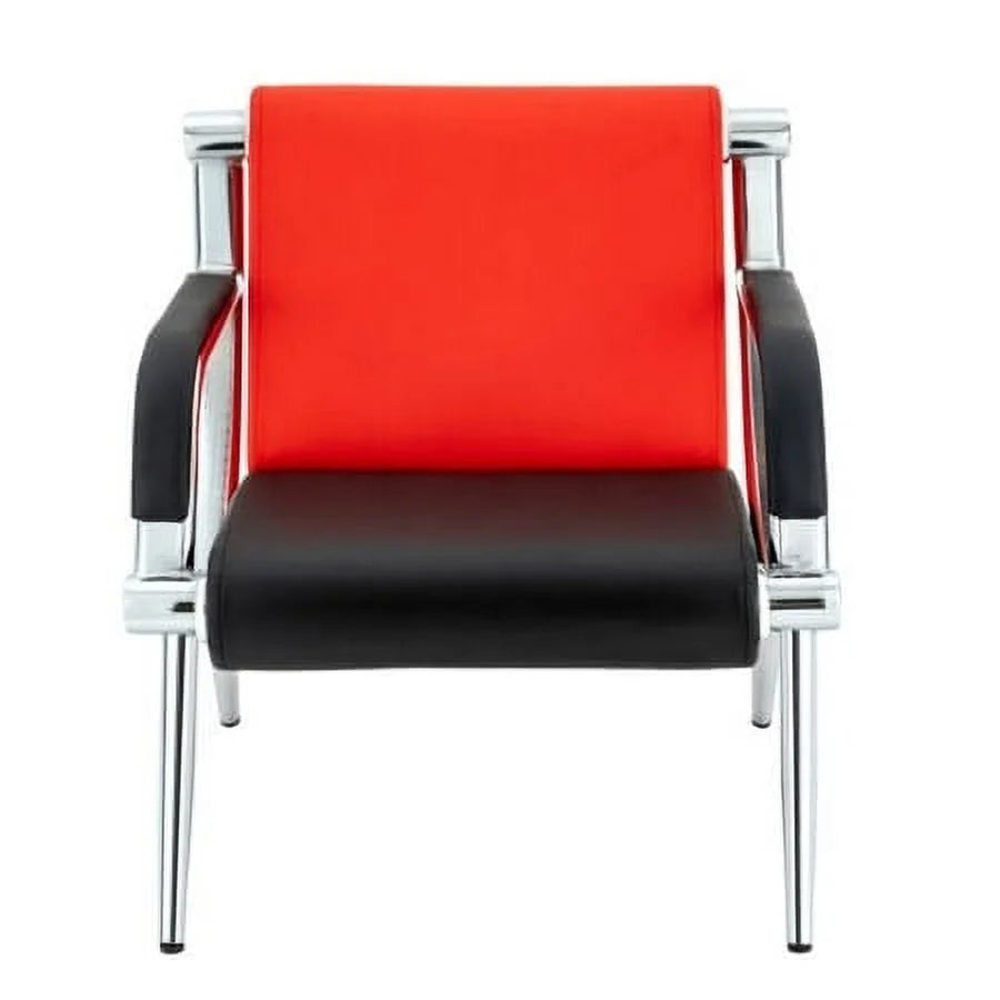 2PCS PU Leather Guest Chair Q74044
