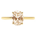 18K Yellow Gold Solitaire Ring X5528
