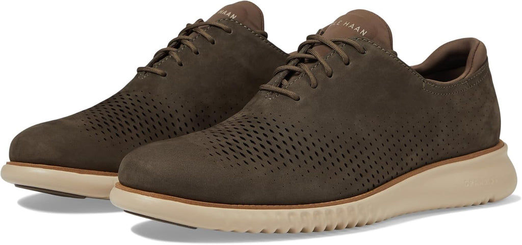 Deep Olive Nubuck/Oat Oxford Shoes J1038