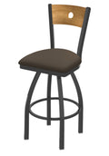 Swivel Counter Stool with Pewter Finish K169