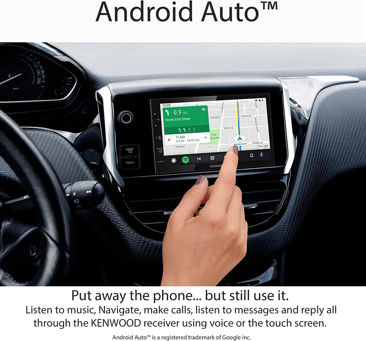 6.8" Capacitive Touch Screen Digital Multimedia Receiver with Rearview Camera U7599