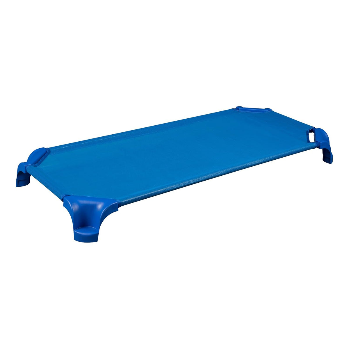 Blue Stackable Daycare Cot with Easy Lift Corners V336914