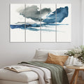 Abstract Liquid Ink Multipanel Wall Decor 48 In. Wide X 28 In. High K1482