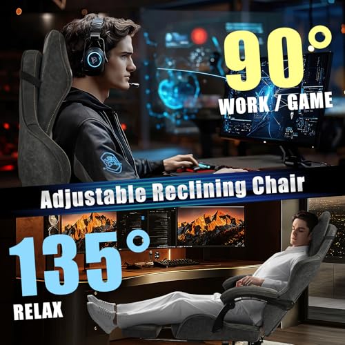 Green PU Leather Ergonomic Gaming Chair G8446