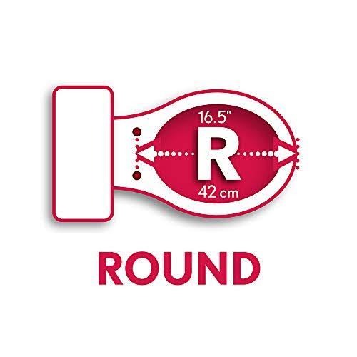 Round Plastic Toilet Seat Biscuit/Linen E5099