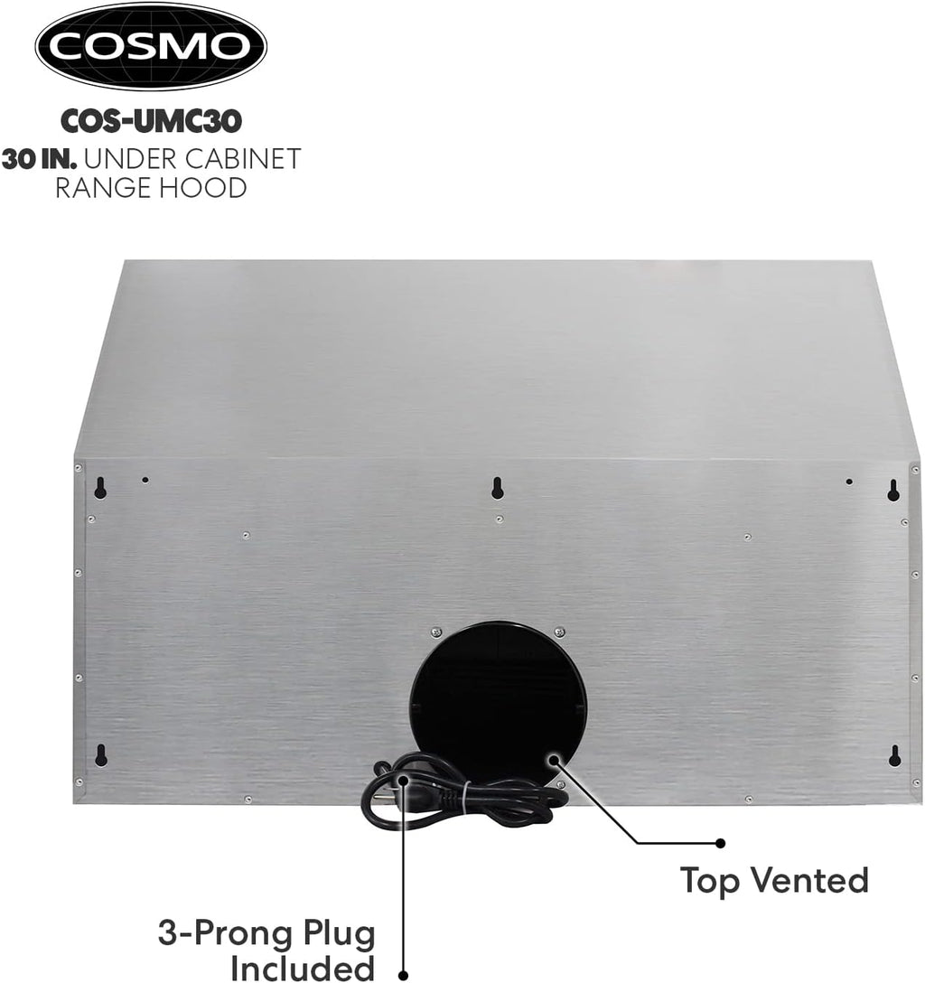 30 in. Ducted Under Cabinet Stainless Steel Range Hood R4534