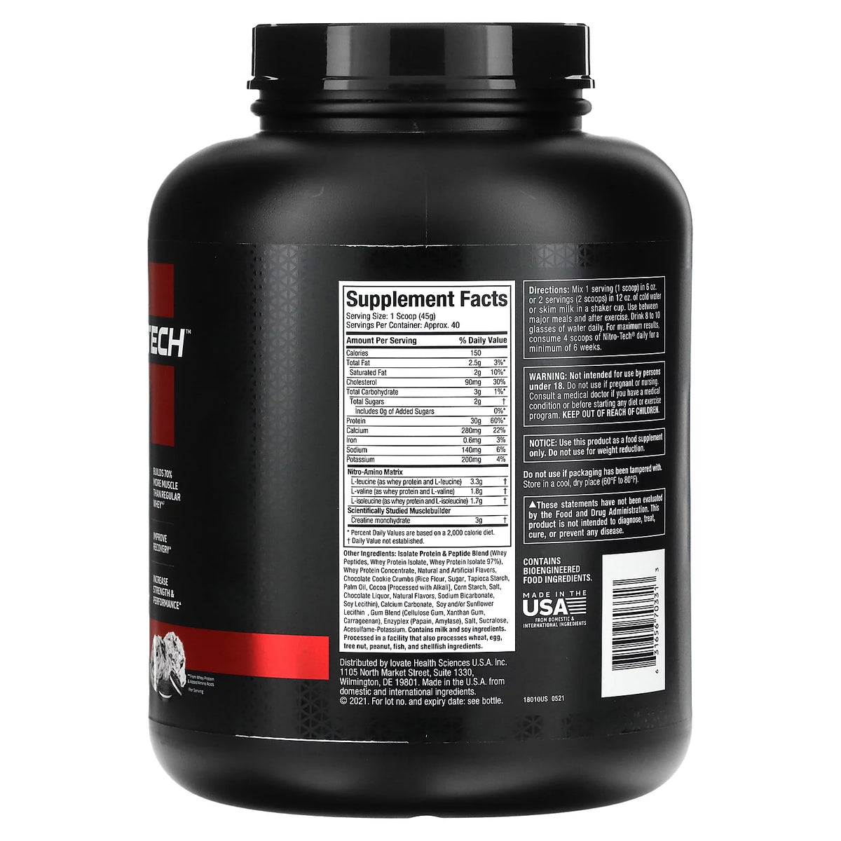 Cookies and Cream Whey Protein 4 lbs Q5021