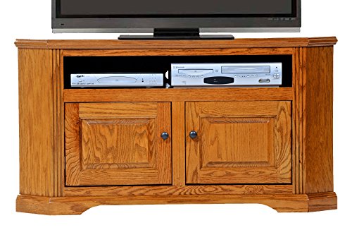 Oak Corner TV Cart in Light X155709