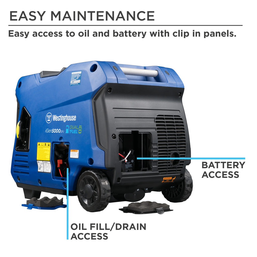 Gas Powered Portable Inverter Generator with Electric Start H7928