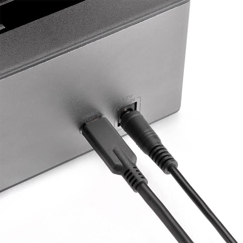 External Hard Drive Docking Station with USB 3.1 Type-C D420726
