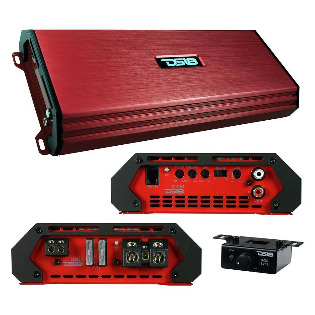 1500 Watts Max 1 Channel Car Audio Amplifier V711