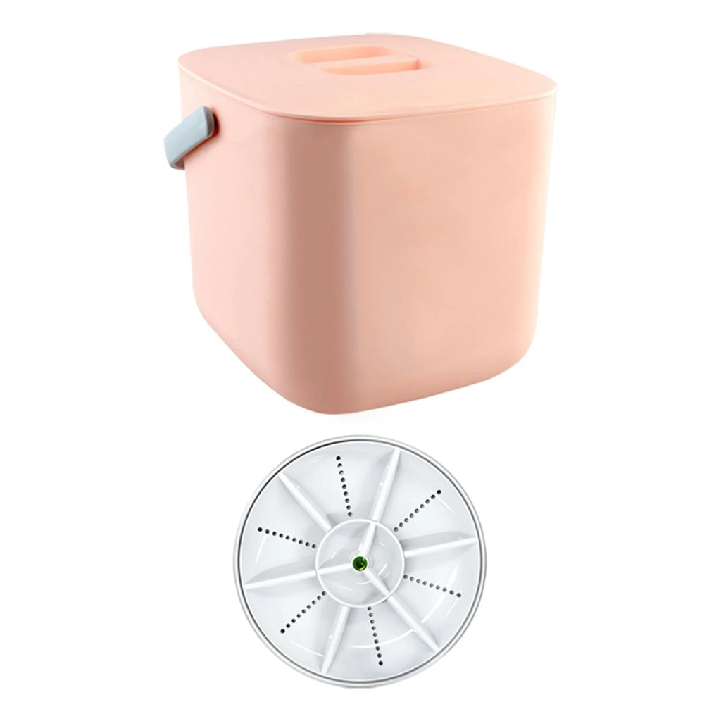 White Mini USB Dishwasher with Bucket X945672