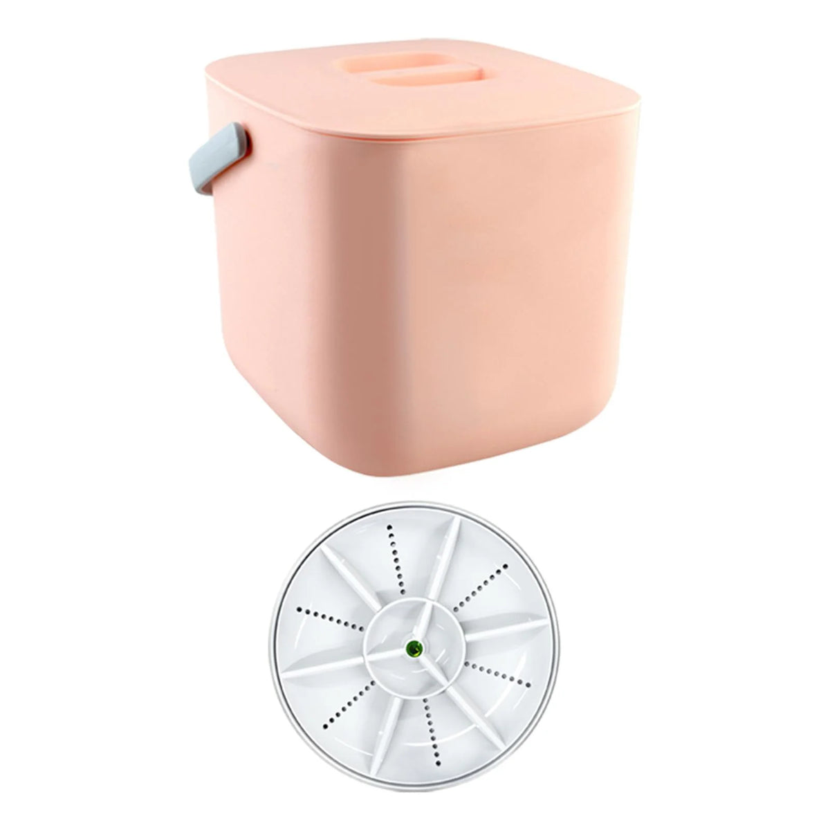 White Mini USB Dishwasher with Bucket X945672