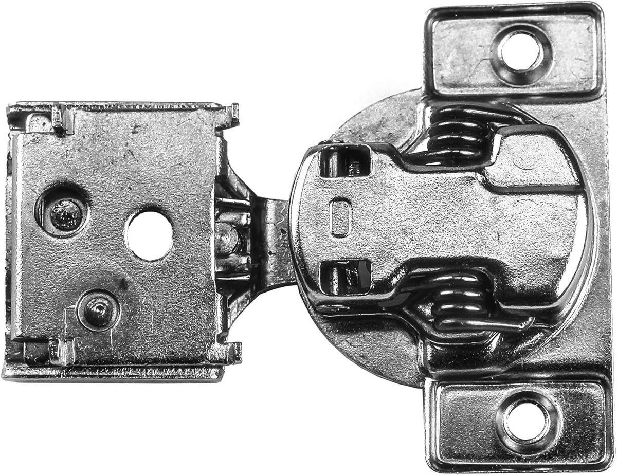 30 Pieces 1/2 inch Overlay Soft Closing Concealed Kitchen Cabinet Door Hinges with Screws Z30377