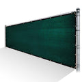 Green Privacy Fence Screen HDPE Mesh Windscreen with Reinforced Grommets I9217