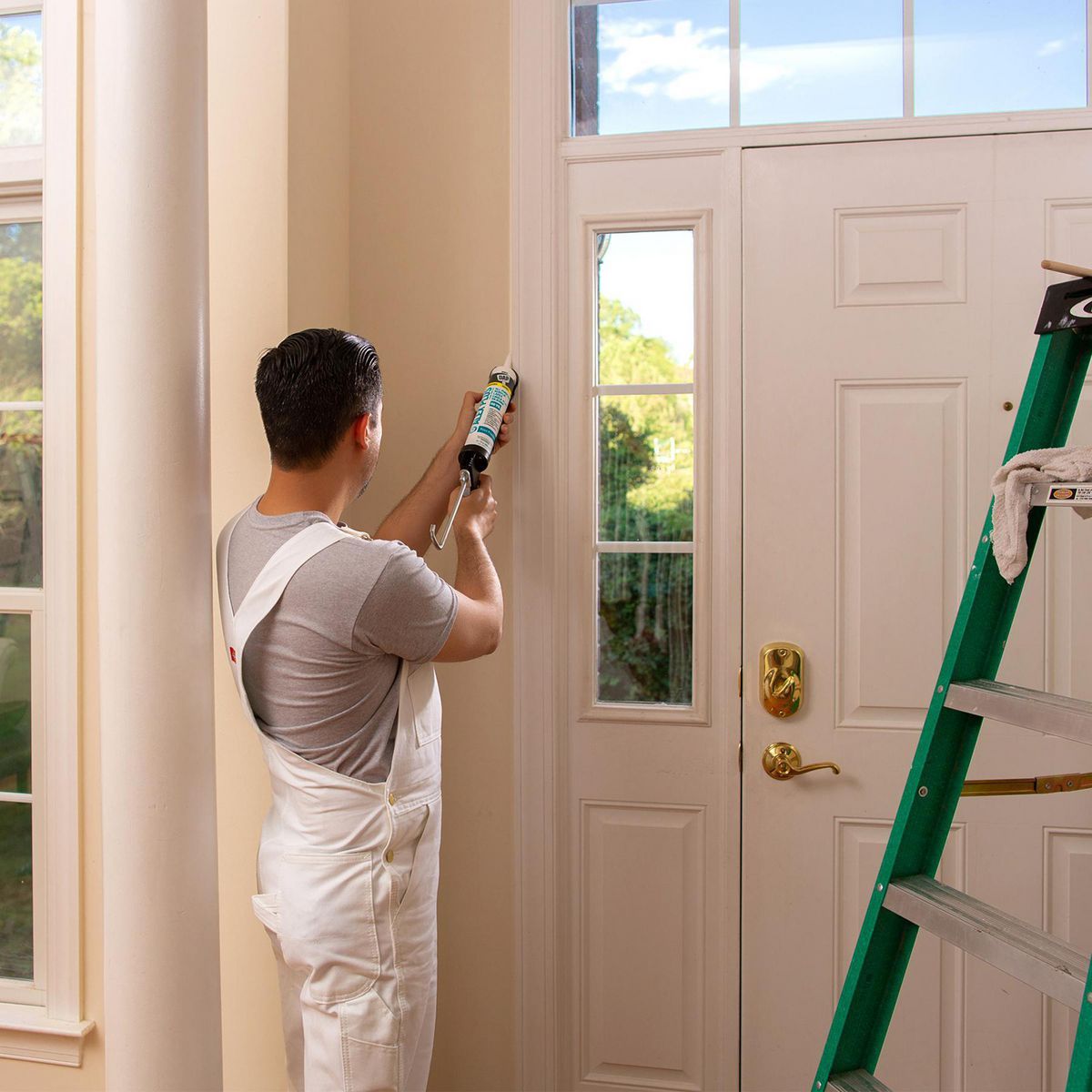 White Acrylic Latex Silicone Caulk E882500
