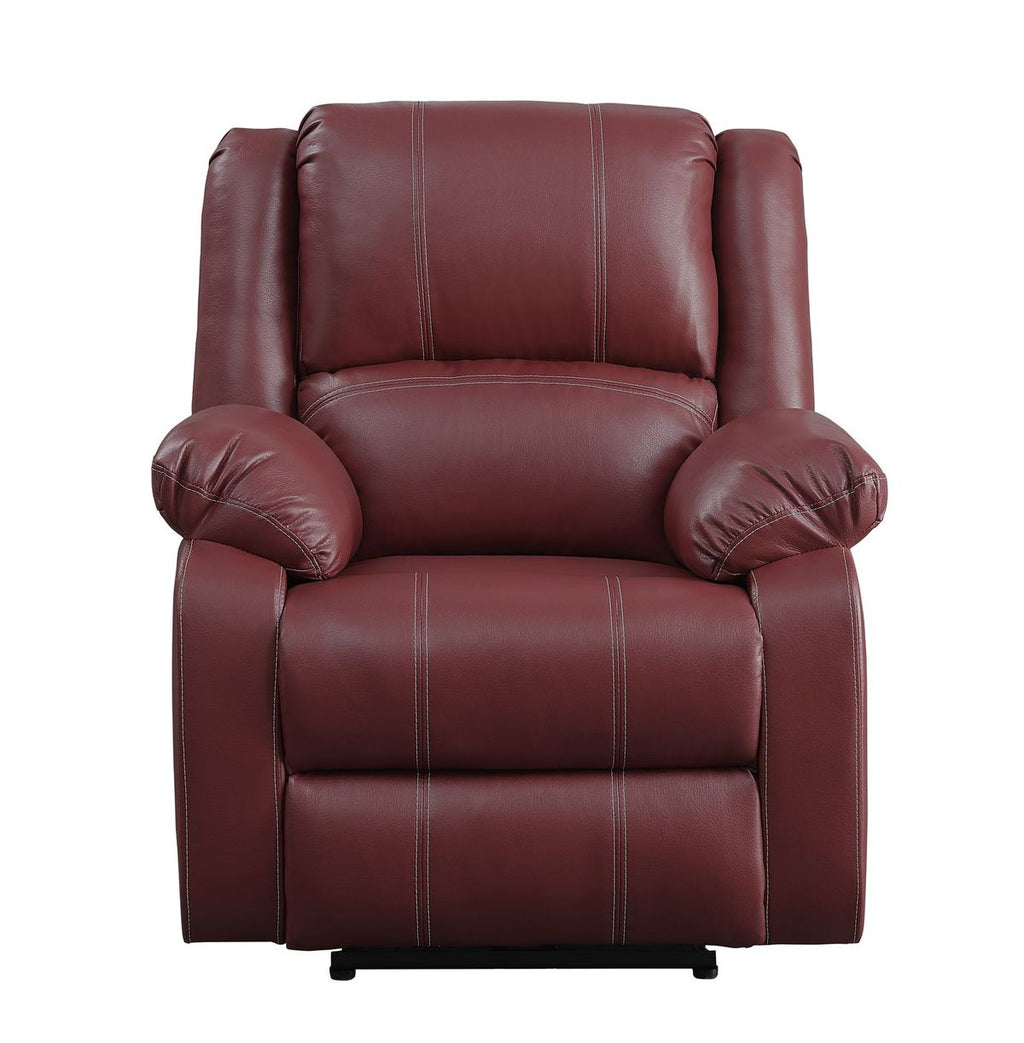 Red Pu Power Recliner K27723