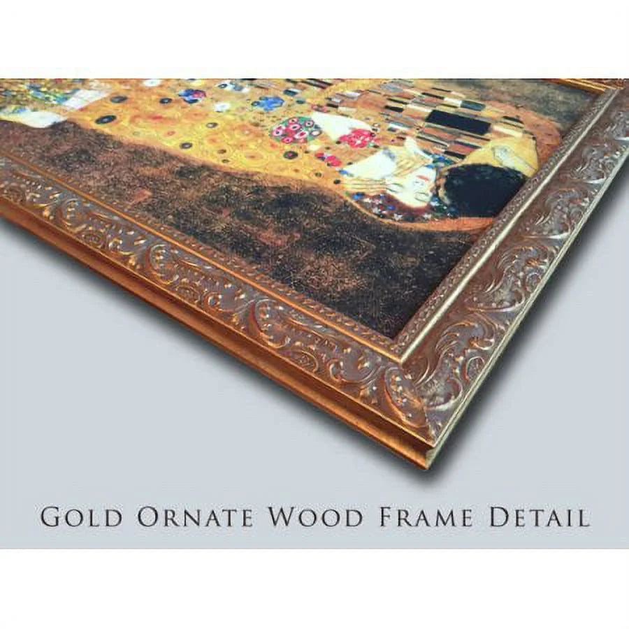 Gold Ornate Wood Framed Art Print S655017
