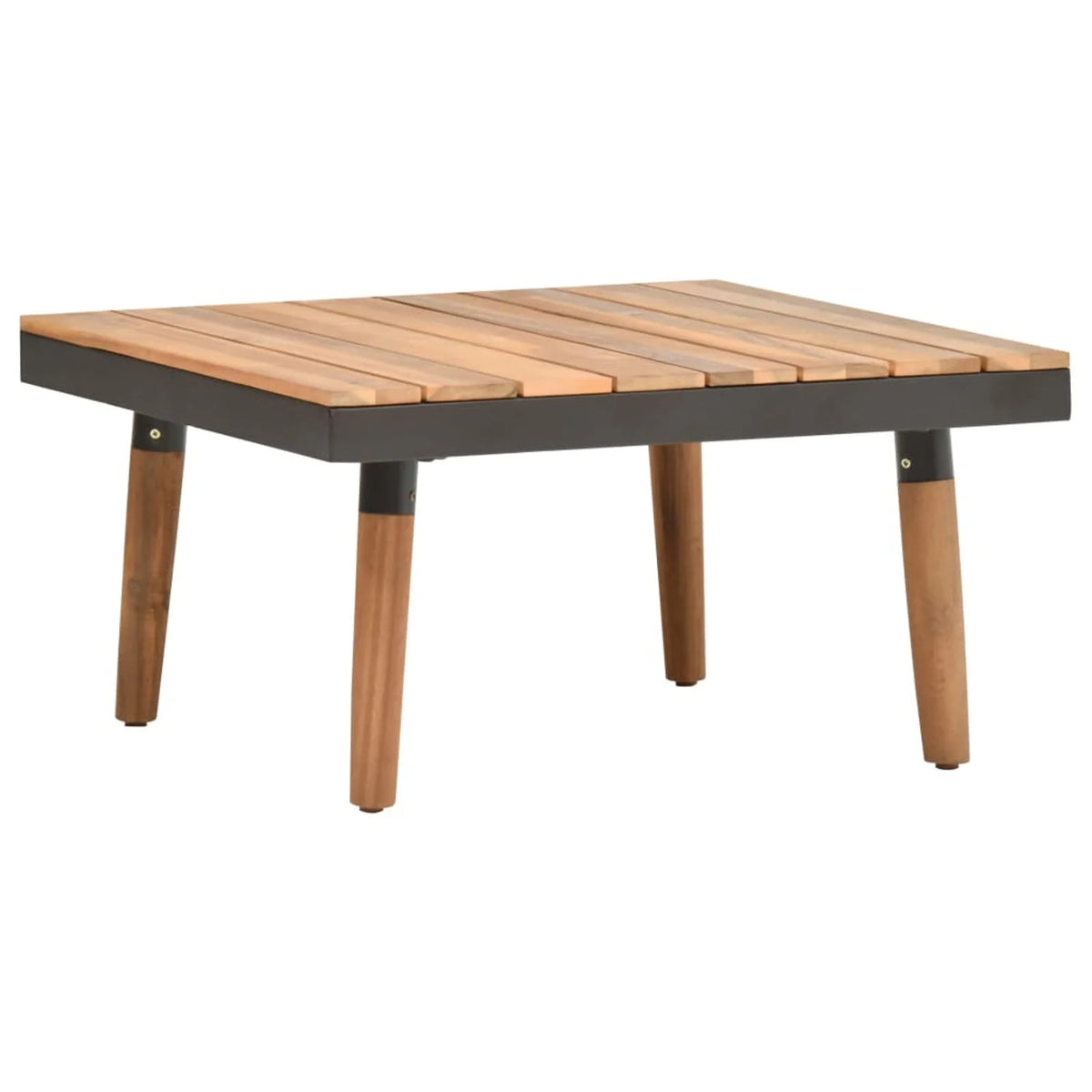 4 Piece Acacia Wood Patio Lounge Set with Cushions A3522