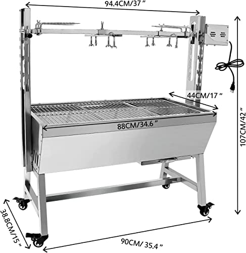 Stainless Steel Rotisserie Grill A55680